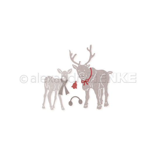 Die 'Winter deer and elk'