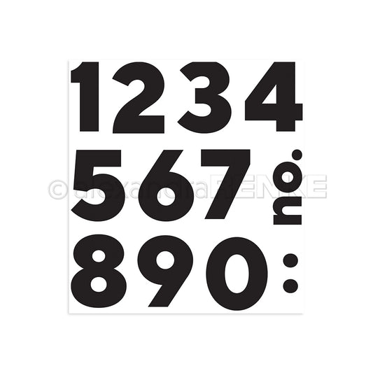 Clear Stamps 'Fat Numbers'