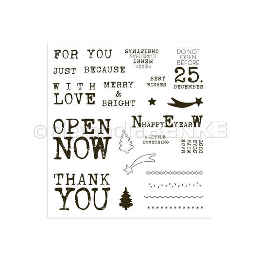 Clear Stamp 'Open Now'