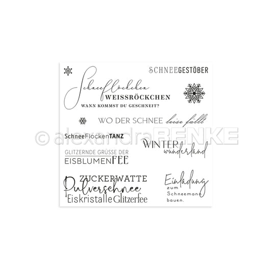 Clear Stamp 'Winterschnee'
