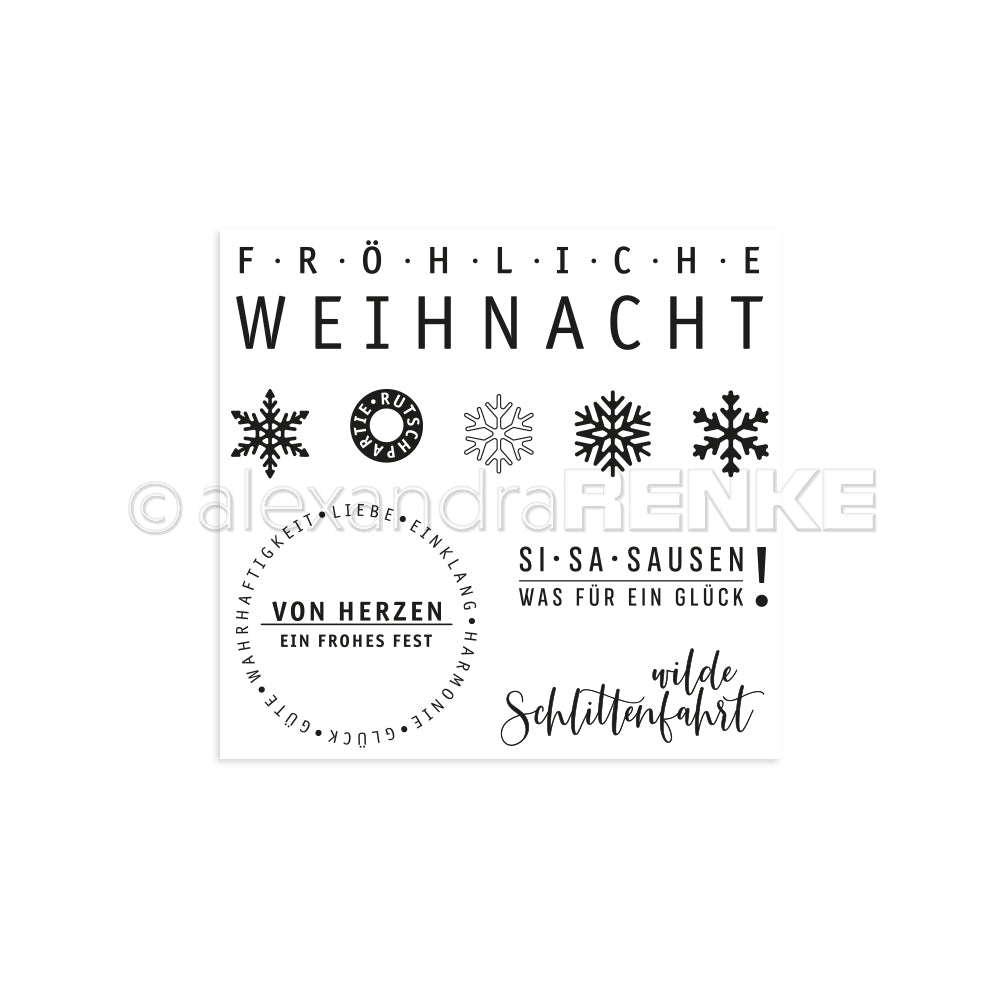 Clear Stamp 'Schneesausen'