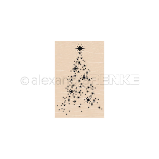 Wooden stamp 'Star tree'
