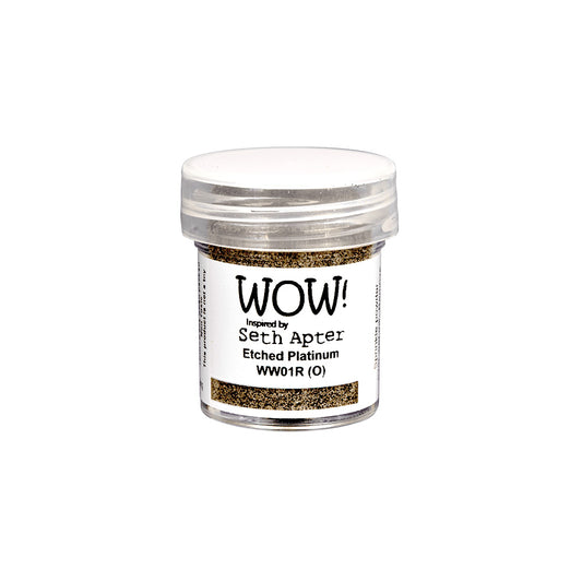 WOW Mixed Media Powder 'Etched Platinum'